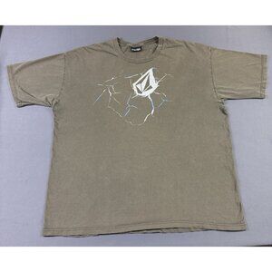 Rare Vintage Y2K Volcom Skate Surf Punk Sun Fade 2XL Shirt Promo Streetwear Hype